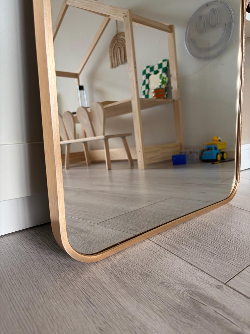 Navaris boogspiegel goud – 45 x 80 cm