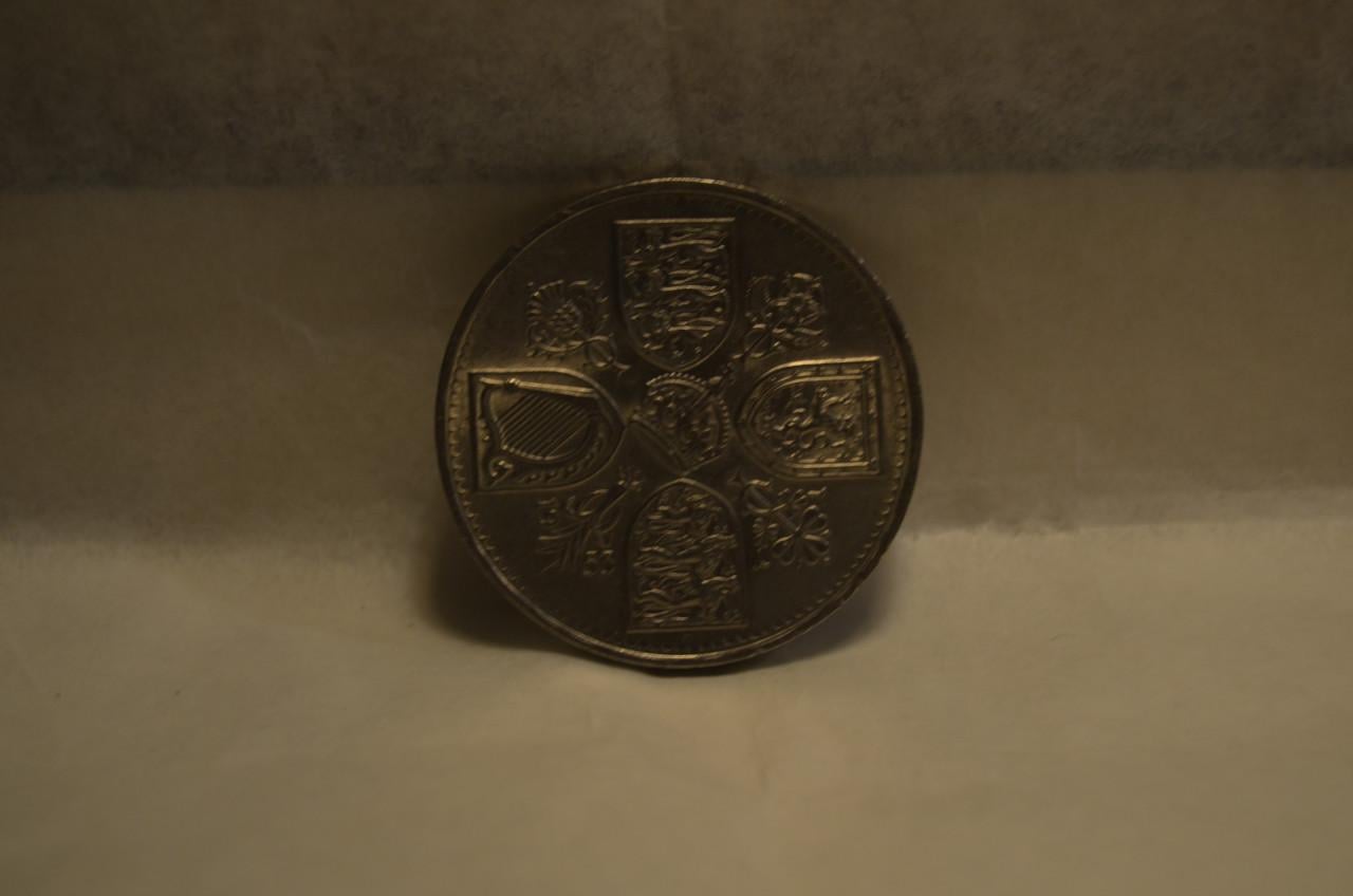 5 Shilling 1953 ter gelegenheid van de kroning van Queen Elisabeth II