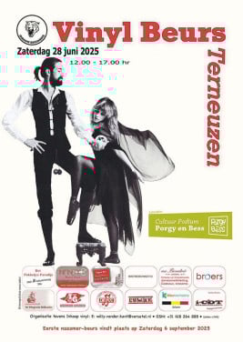 Zaterdag 28 juni Vinylbeurs in Porgy en Bess te Terneuzen.