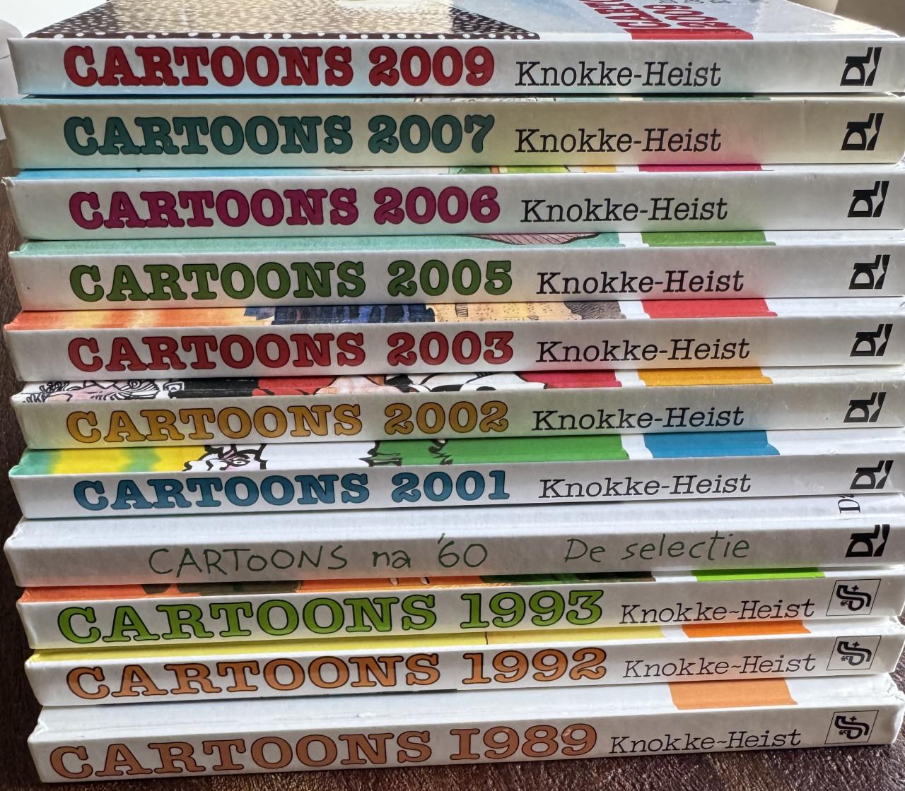 11 boekjes Cartoonfestival Knokke-Heist