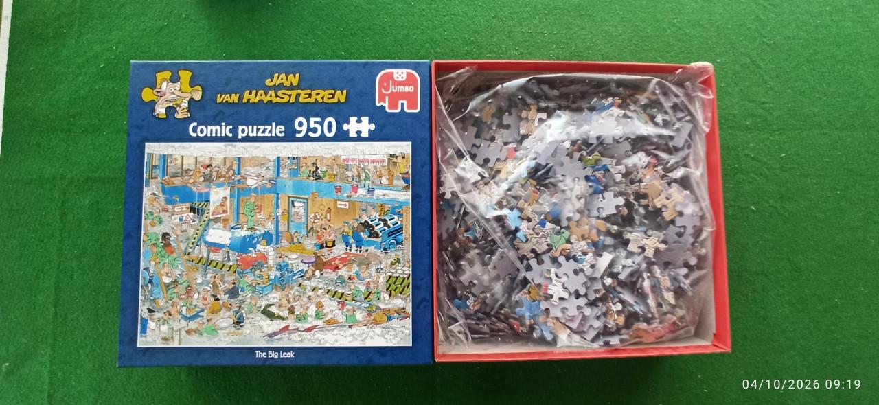 JvH puzzel "The big leak" / "De lekkage" - 950 st. zgan