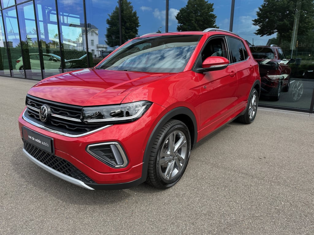 Volkswagen T-cross 1.0 tsi dsg r-line | iq light | dode hoek | keyless | vi