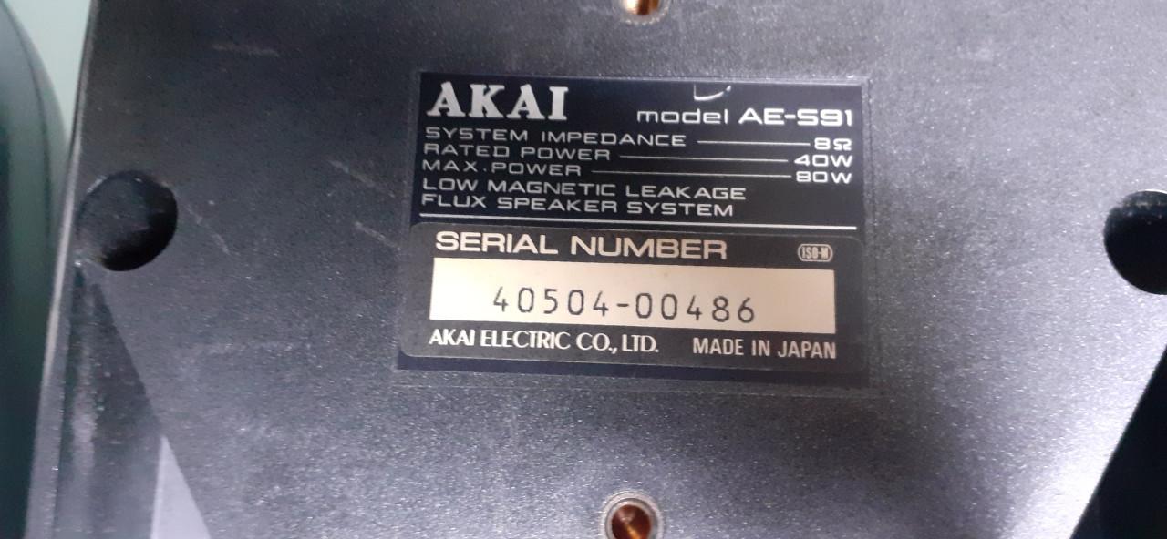 Akai vintage back loaded horn speakers