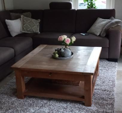 Teakhouten salontafel