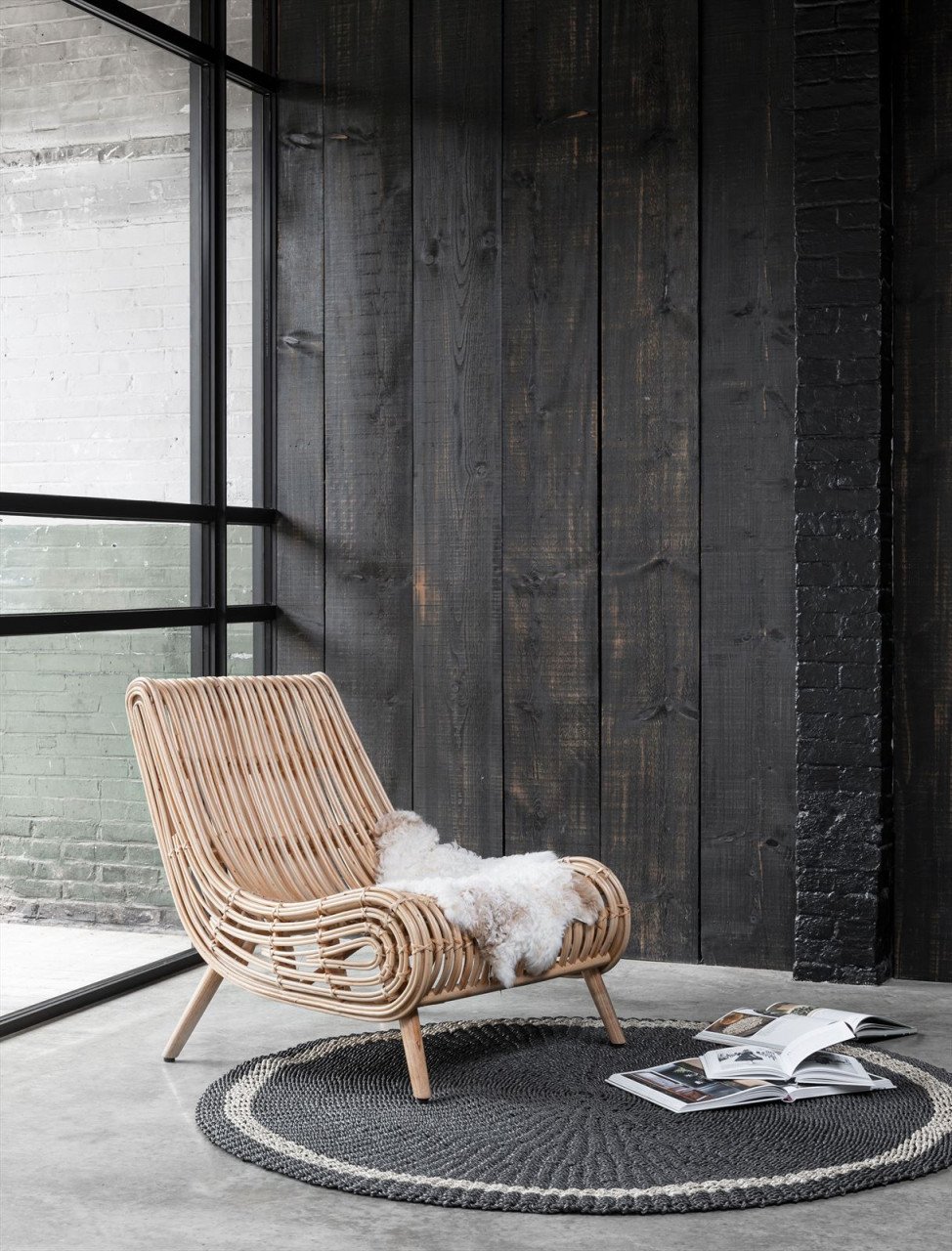 Rotan fauteuil, nu als showmodel afgeprijsd