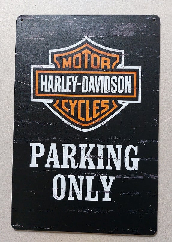 Harley Davidson Metalen Borden