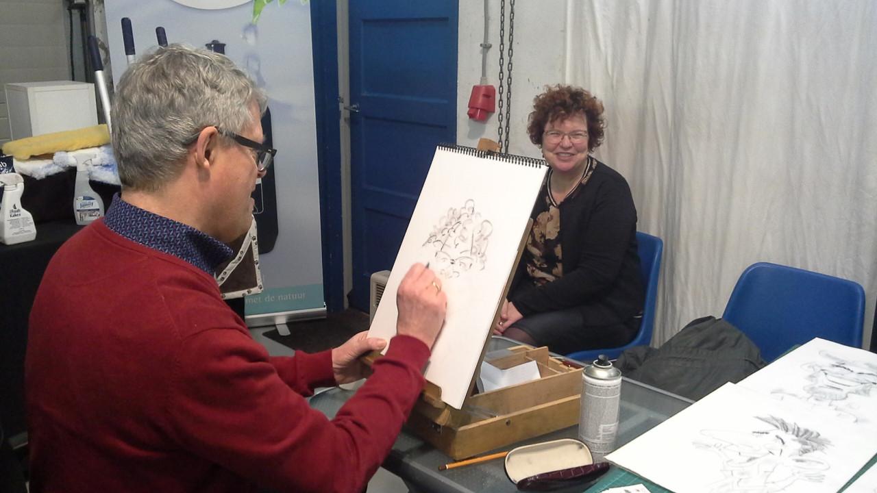 Leuk voor uw feest: laat karikaturen tekenen!