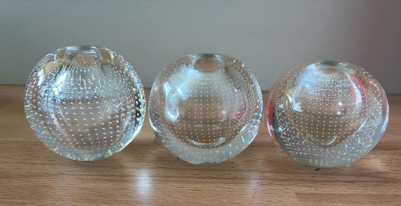 Set van 3 Grote A.D. Copier Spijkerbollen (11 cm) 1936