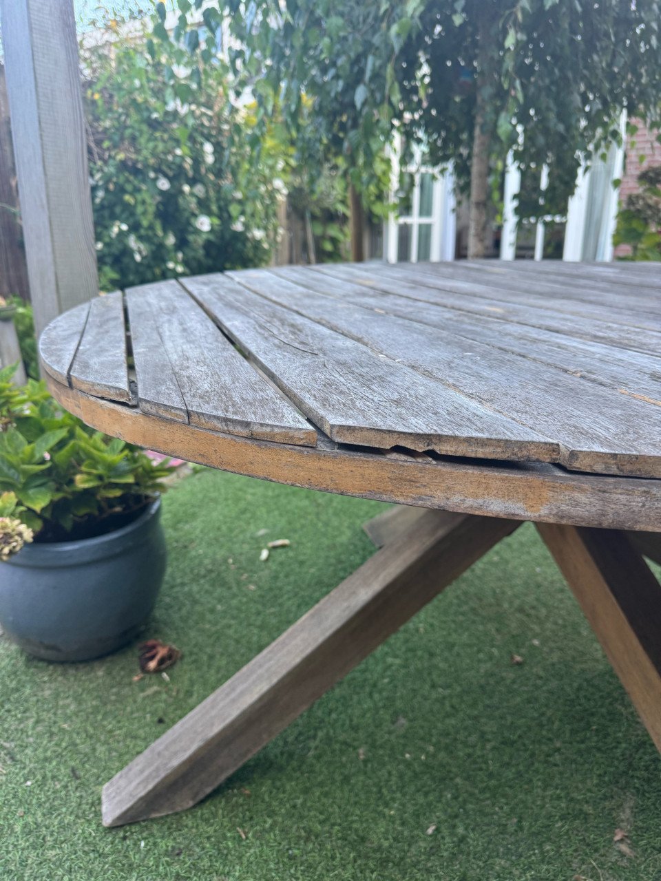 Ronde tuintafel