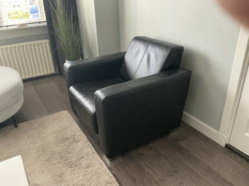 Lederen fauteuil