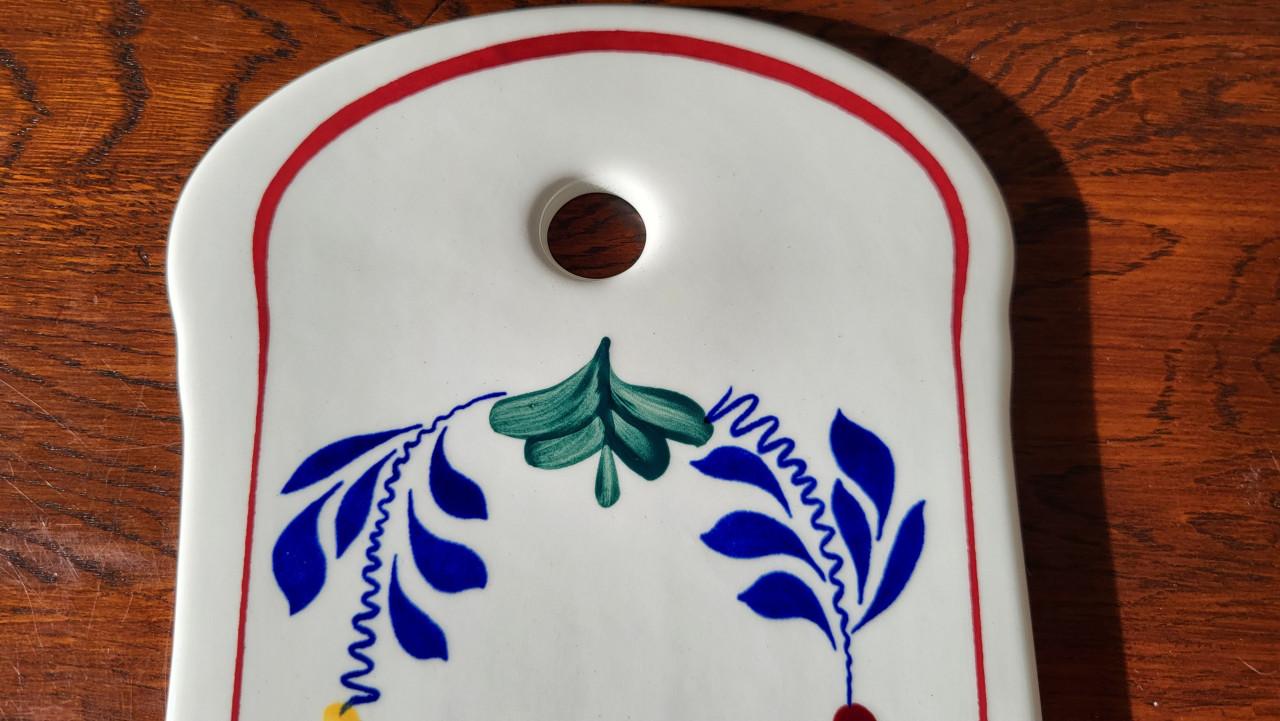 Boerenbont (Boch Belgium) kaasplankje/serveerplankje - NIEUW