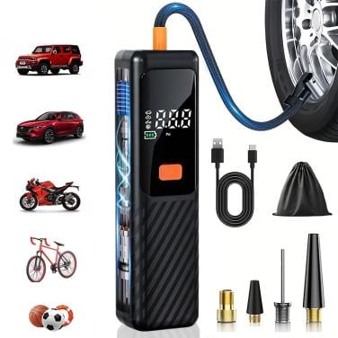 Draagbare luchtcompressor + extra's.