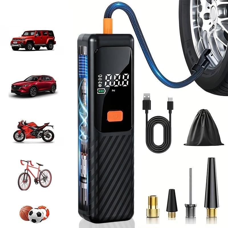 Draagbare luchtcompressor + extra's.