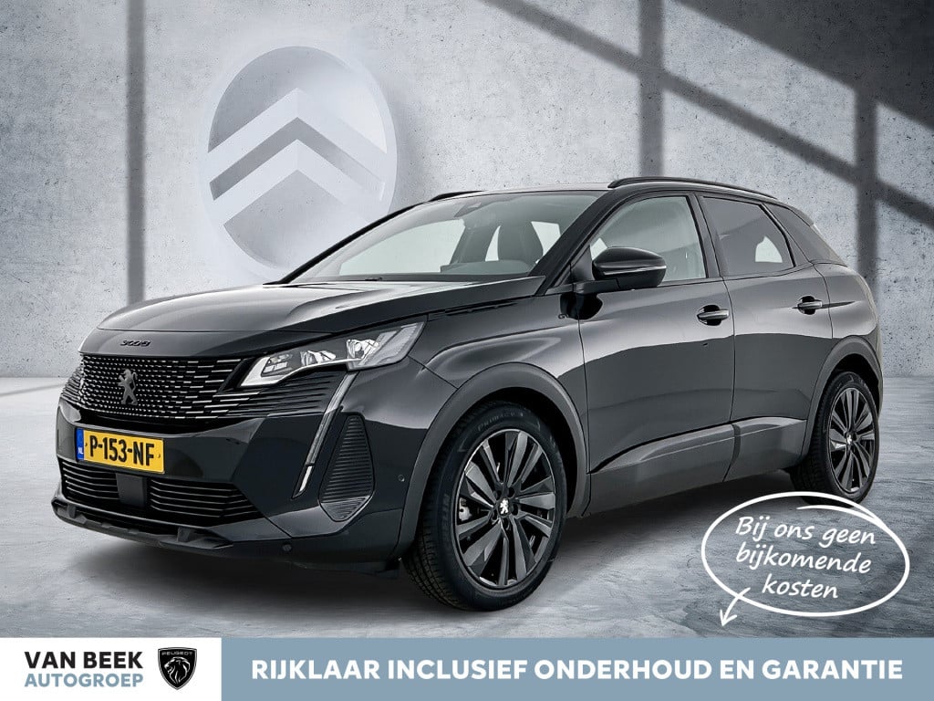 Peugeot 3008 130 pk gt black pack | rijklaar | panorama schuif / kanteldak 