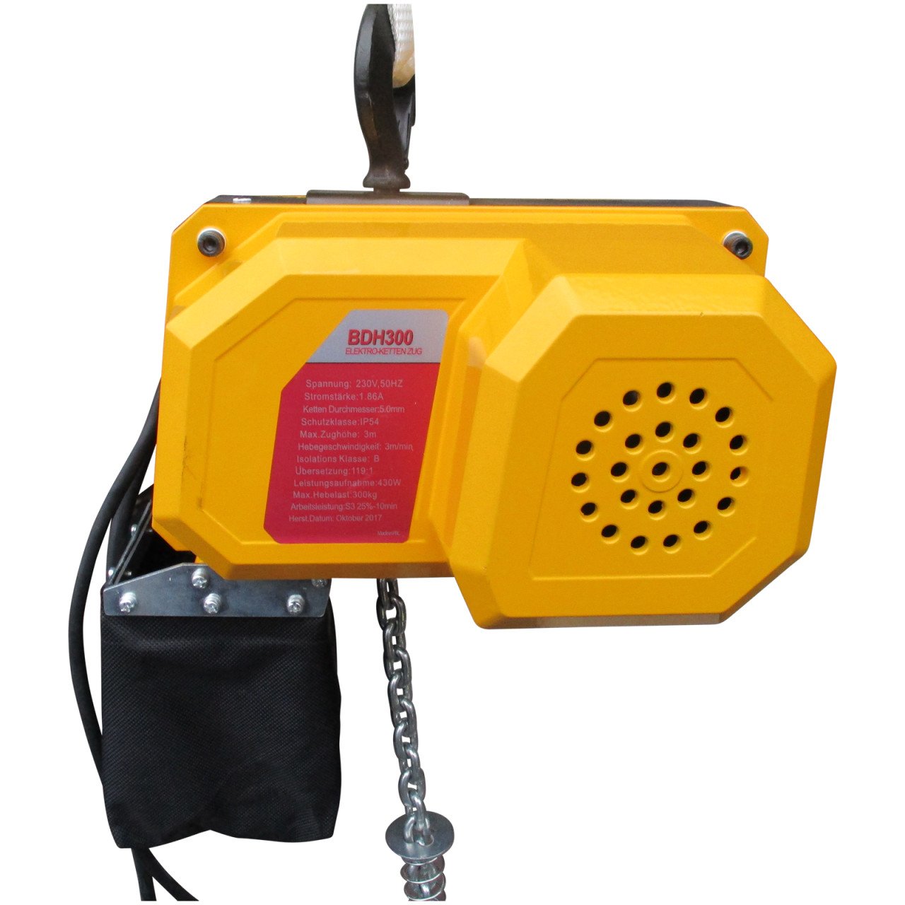 Elektrische kettingtakel, hijstakel, bouwtakel, lier 150kg - 500kg
