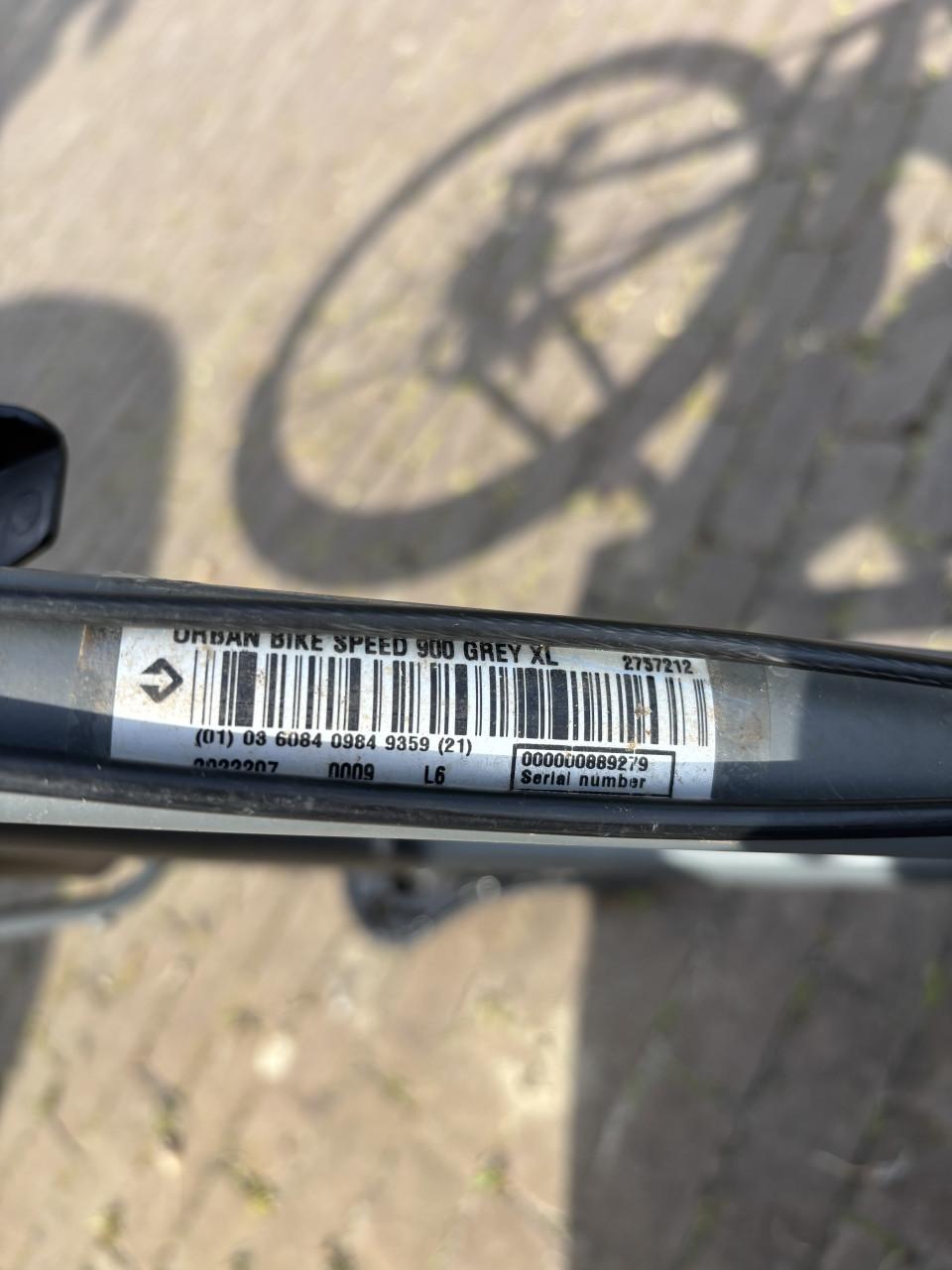 Elops Speed 900xl matgrijs shimano 10.5 kilo