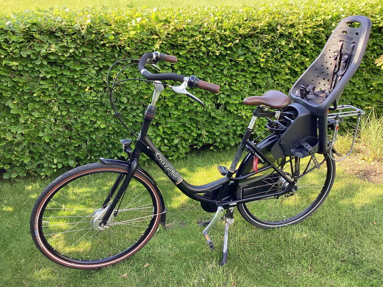 Gazelle Bloom moederfiets incl. achterzitje en bagagedragerverlenger