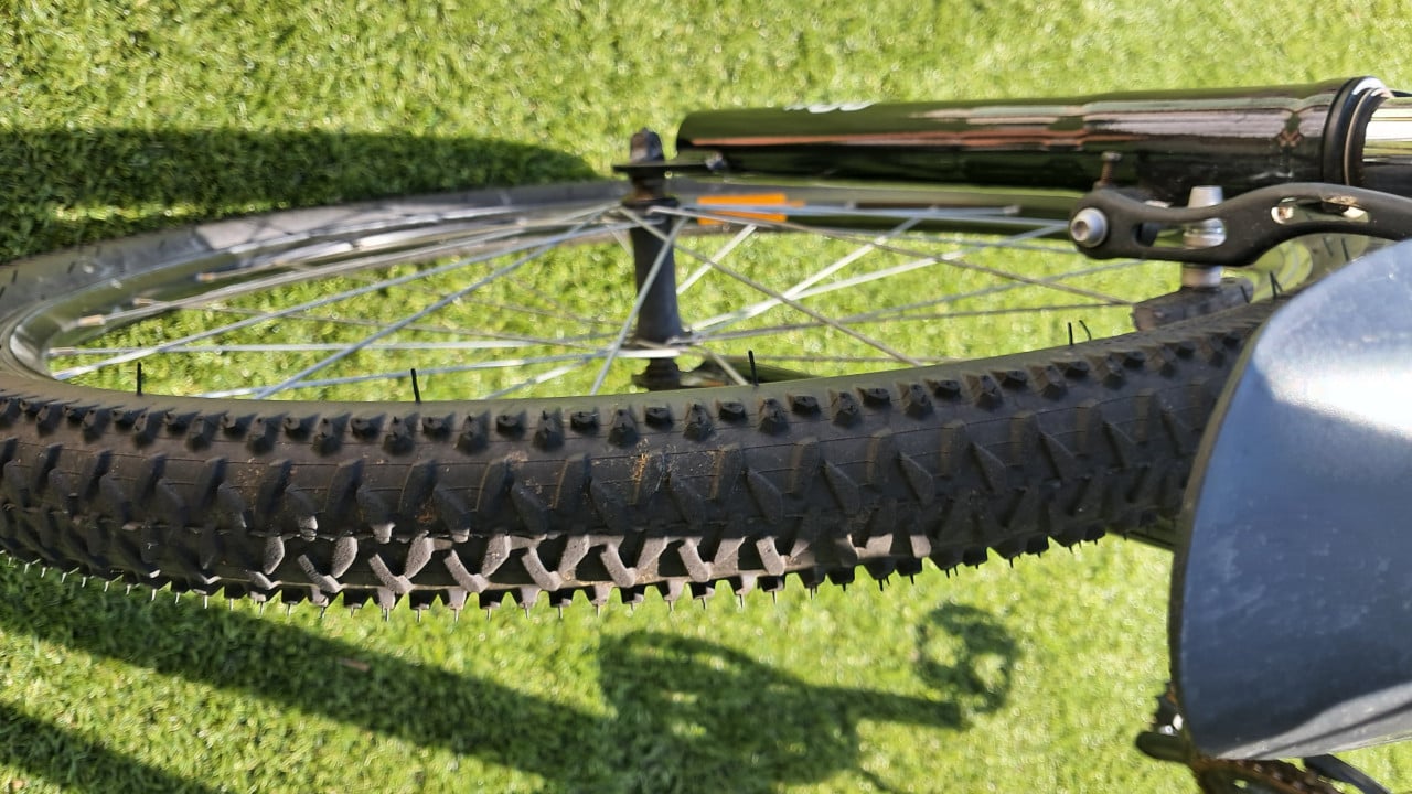 Witte mountainbike - maat S