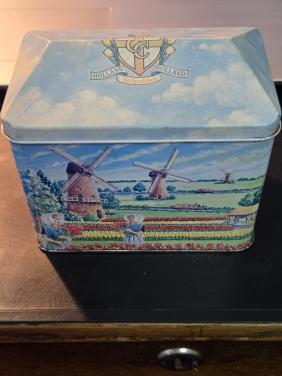Churchill's Nederland Holland Leeg Blik Churchill Snoepgoed VK 12x7.5x11cm
