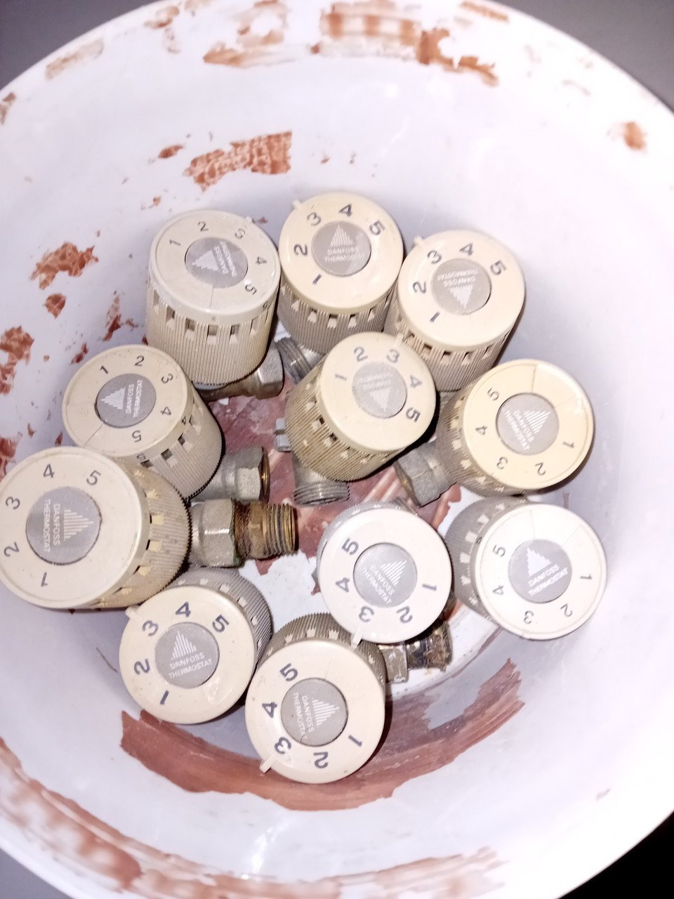 Danfoss thermostaat kranen 12 stuks