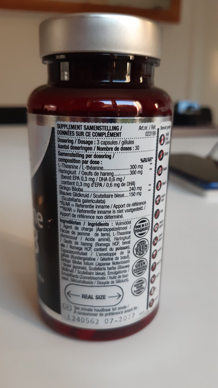 L-Theanine Omega 3 2 potjes met 90 capsules