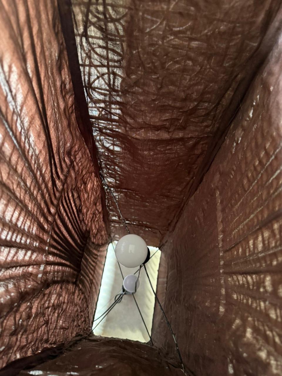 2 vintage rattan / wicker vloerlampen