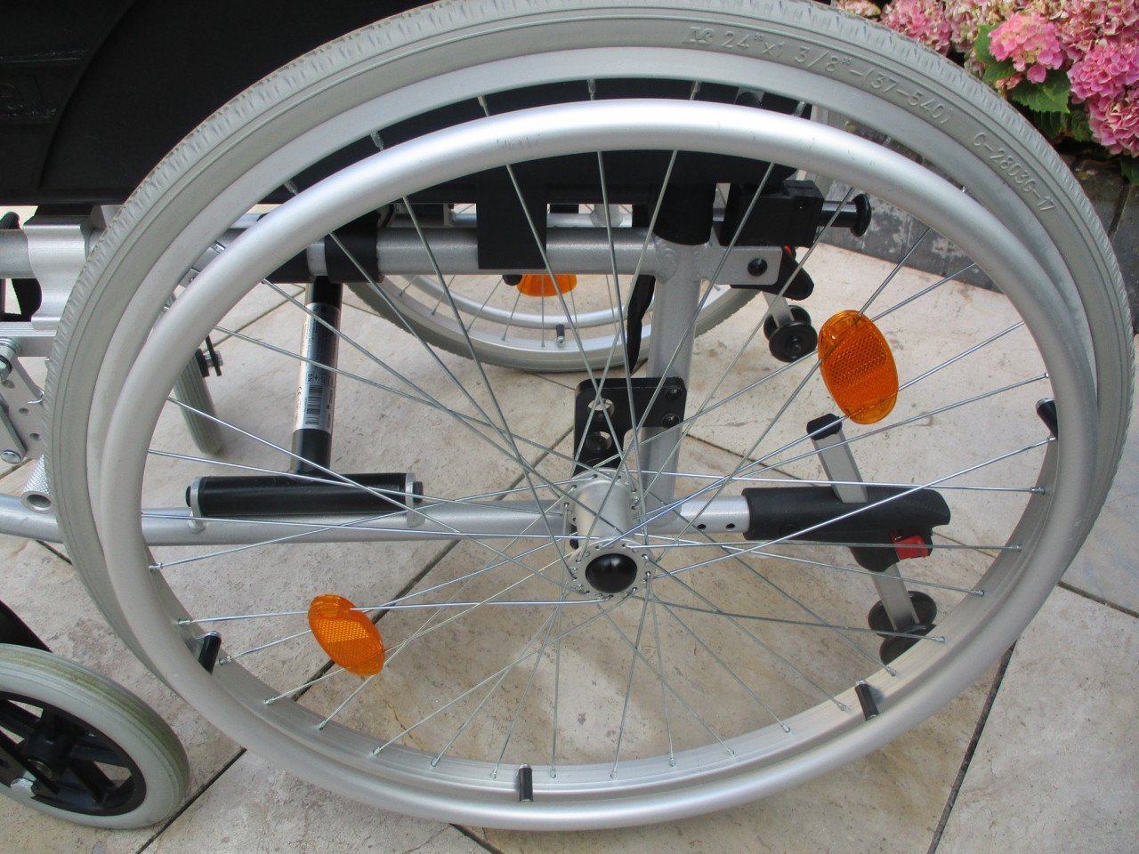 Zgan Excel G- Eco opvouwbare lichtgewicht, rolstoel enkele keren gebruikt