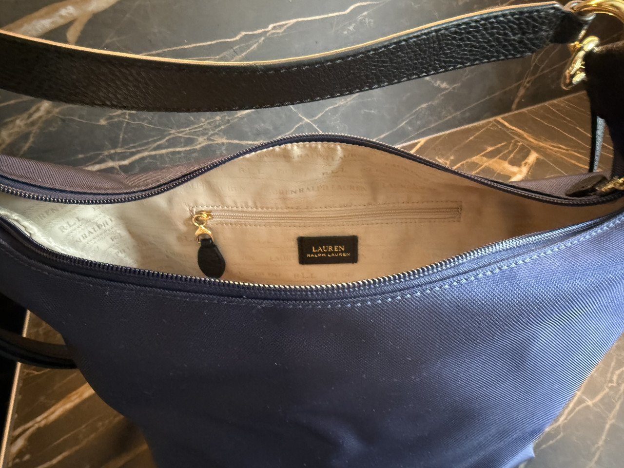 Nieuwe handtas donkerblauw