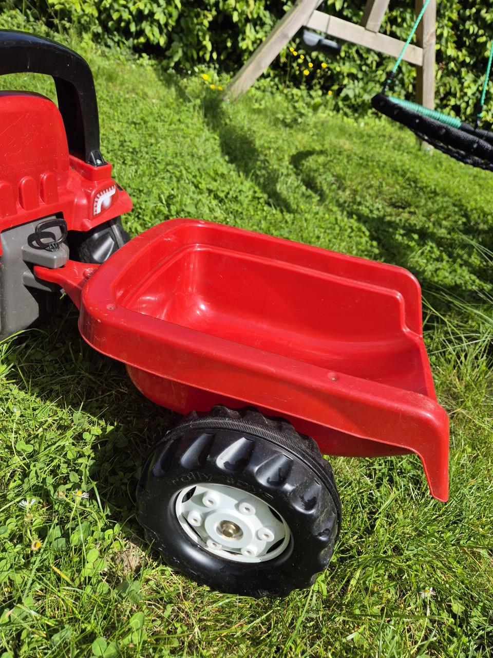 Rollykid traptractor met aanhanger (Rolly Toys)