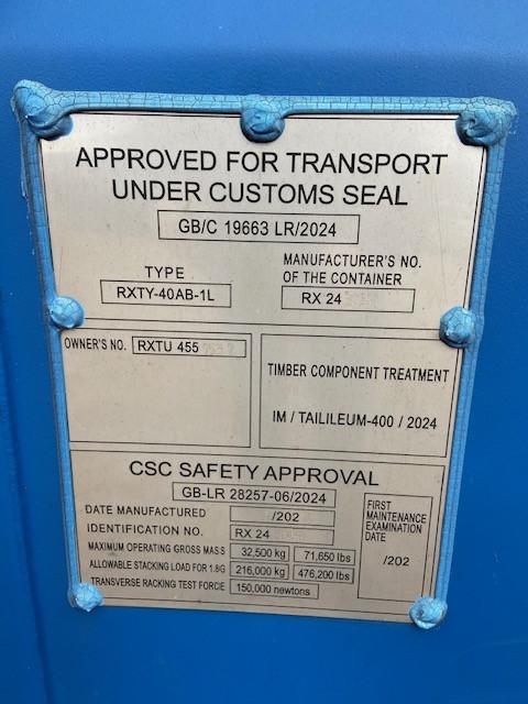 40ft high cube container nieuw