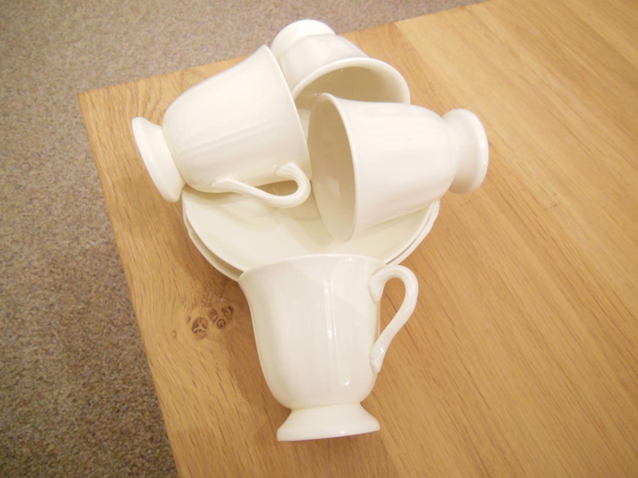 Espresso/Moccakopjes van Wedgwood Queens Shape