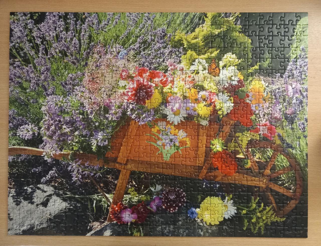 Puzzel met bloemen