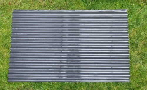 Stalen Golf plaat 176 x 110 cm.