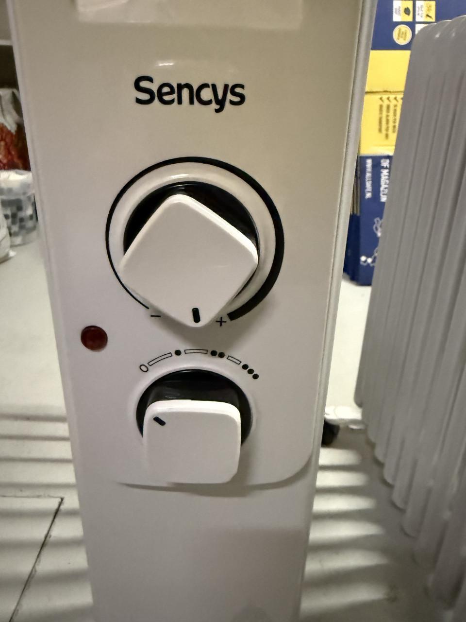 2 Sencys Olieradiatoren 2500W