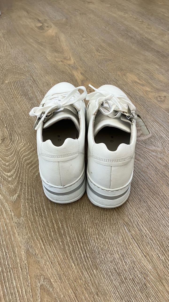 Gabor comfort optifit sneakers -schoenen- met rits maat 38 (5) - kleur wit