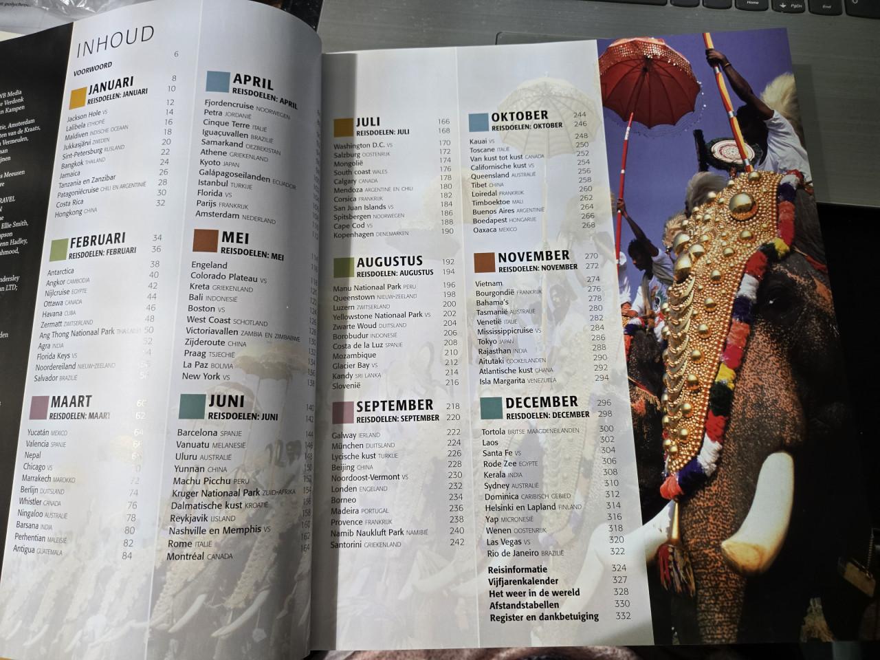 Boek: Op reis! Waarheen en wanneer. 1e druk 2008 blz, 338