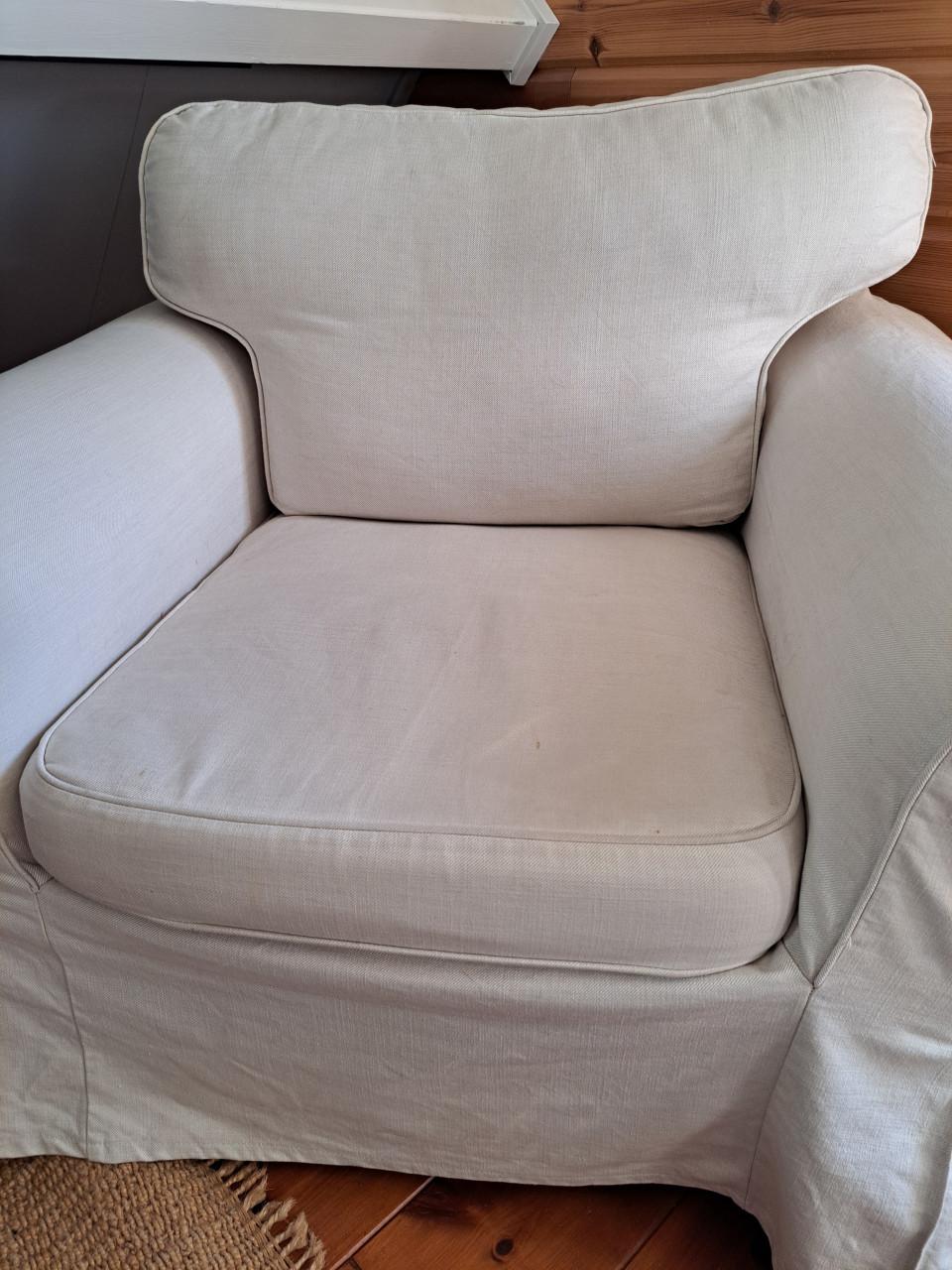 Ikea Ektorp fauteuil gebroken wit