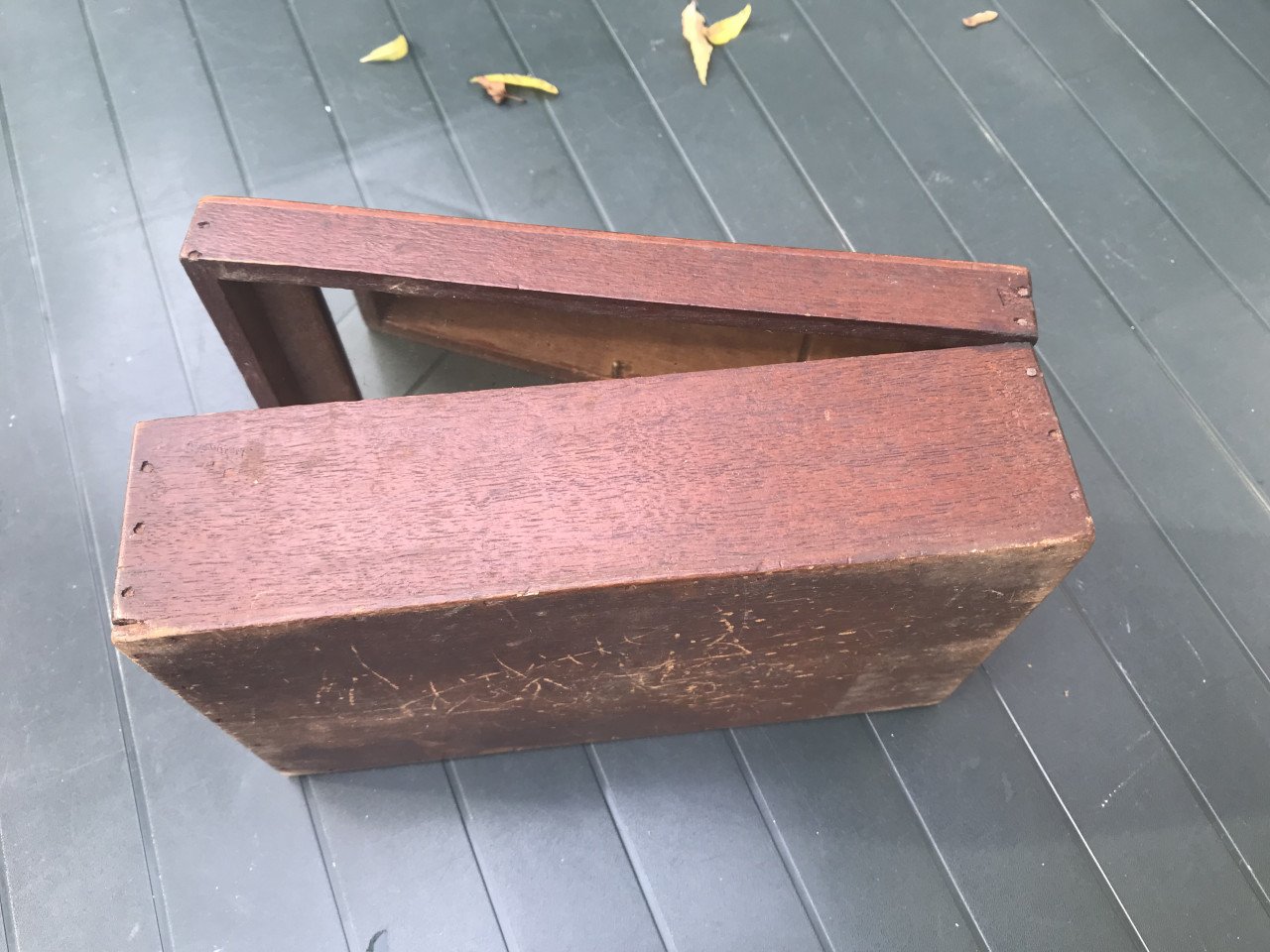Scheer koffertje,brocante