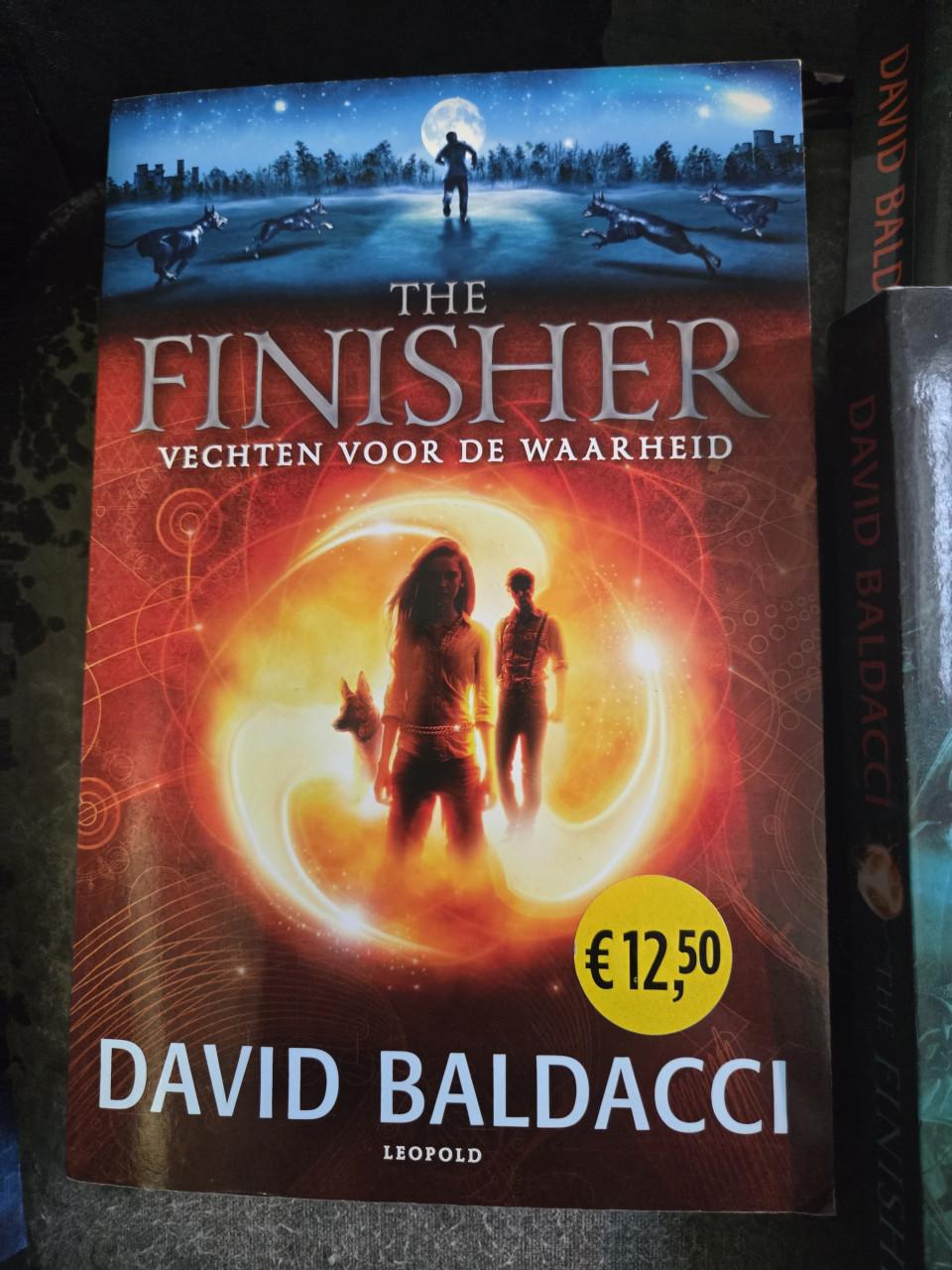 4 boeken uit de The Finisher-serie van David Baldacci.