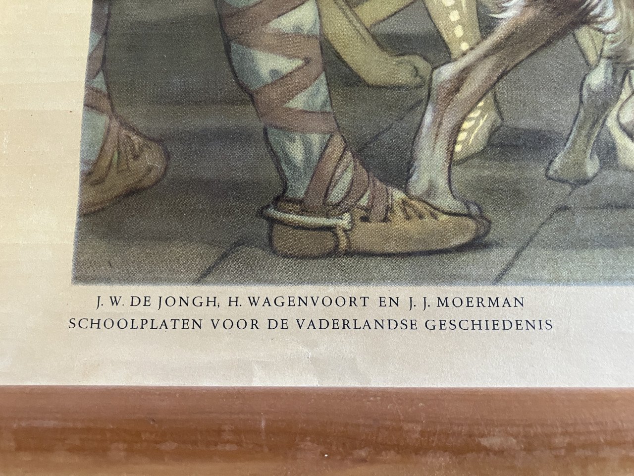 Oude schoolplaat / wandplaat