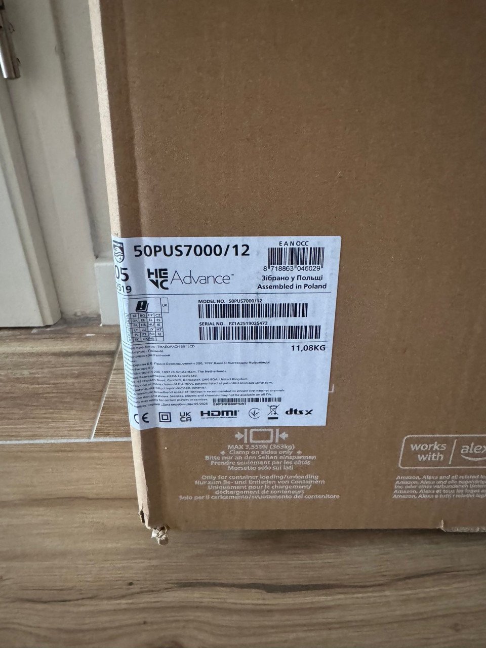 Philips 50 inch smart tv 4K UHD LED