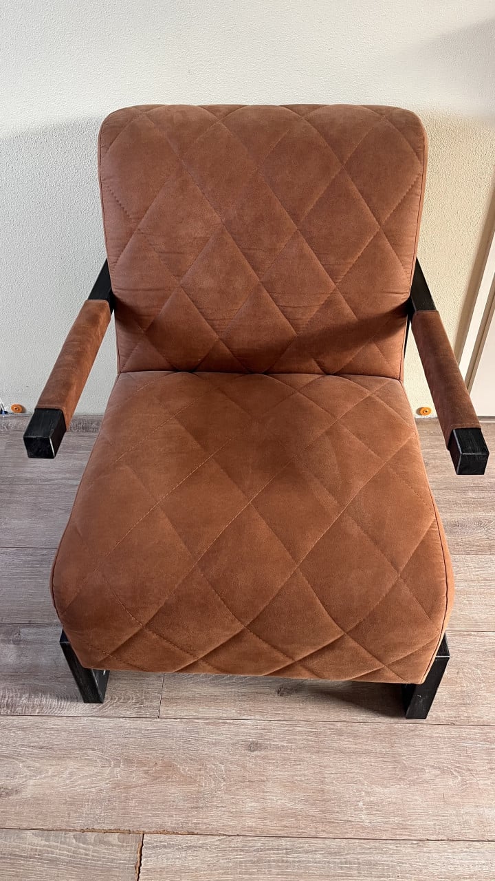 Stoere heerlijk zittende fauteuil