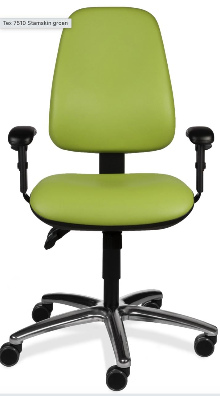 Zware kwaliteit bureaustoel, groen