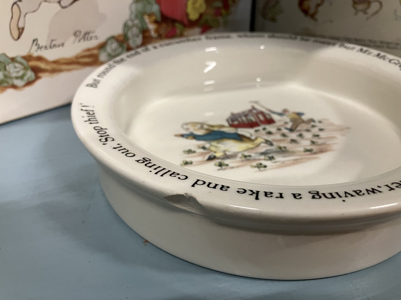 Wedgwood Peter Rabbit Nursery set + bijpassend Schaaltje