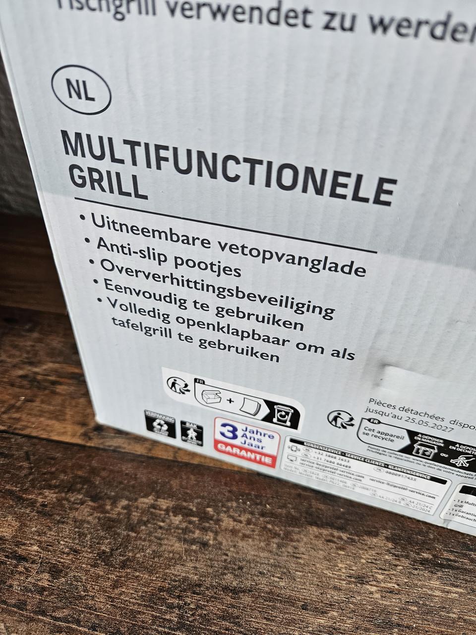 Ambiano Multifunctionele Contactgrill - Nieuw in doos