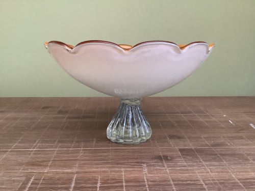 Glazen schaal (3 verschillende lagen glas)