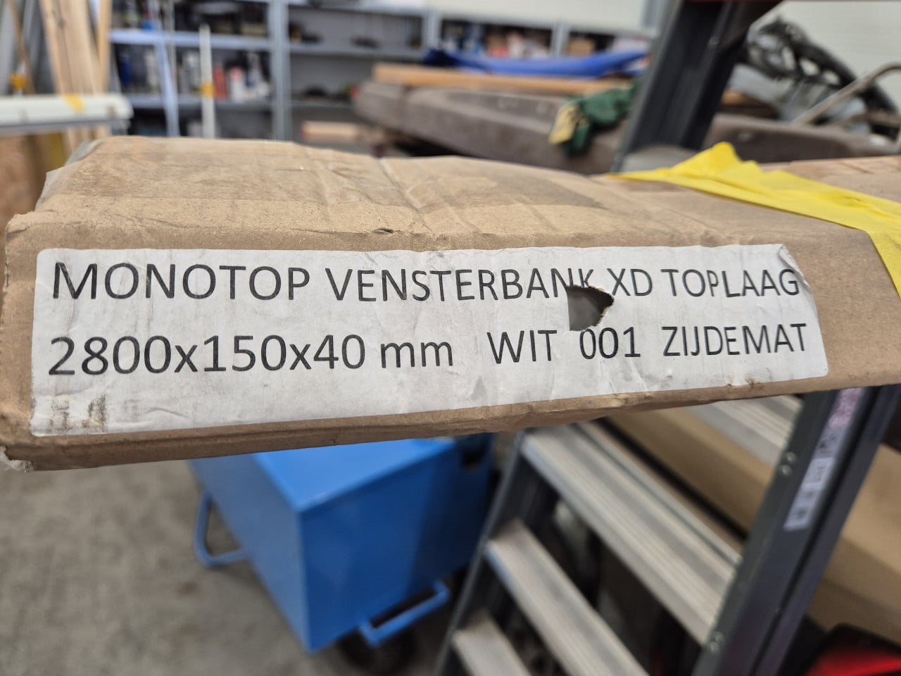 Monotop Vensterbank XD Toplaag (2800x150x40 mm)