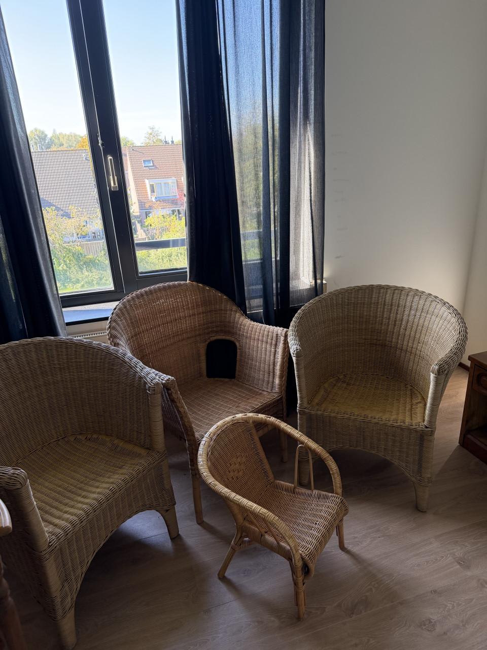 Rieten stoelen