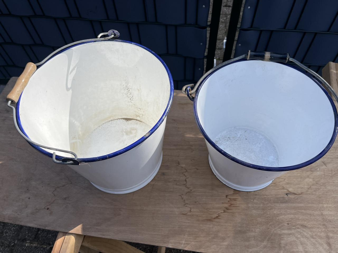 2 Emmers Emaille Wit