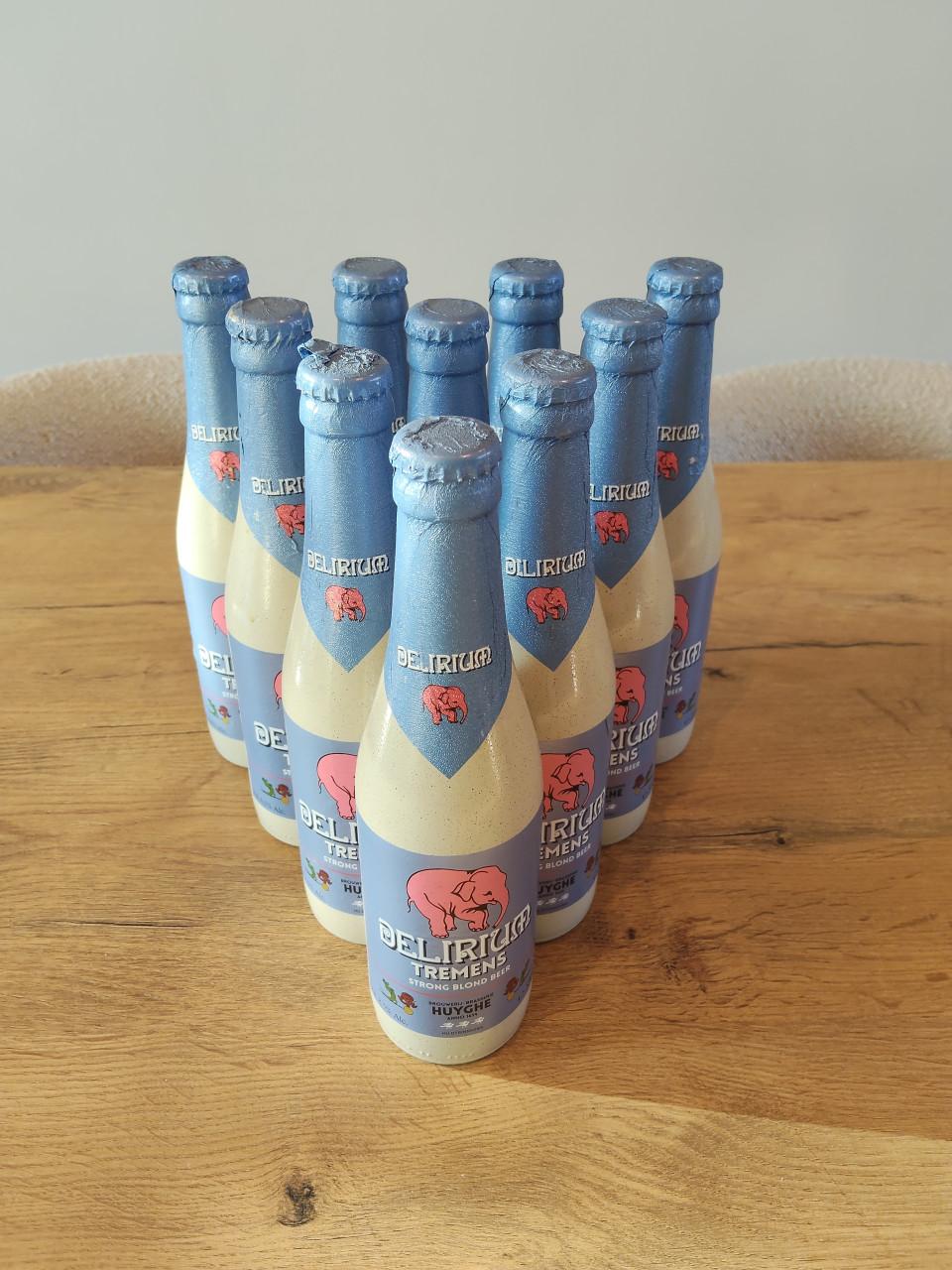 10 flessen Delirium Tremens strong blond speciaalbier